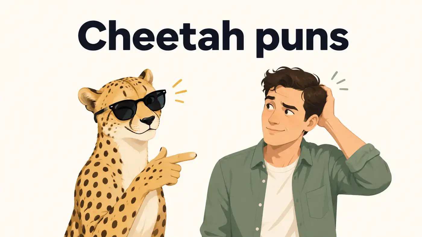 Short Cheetah Puns