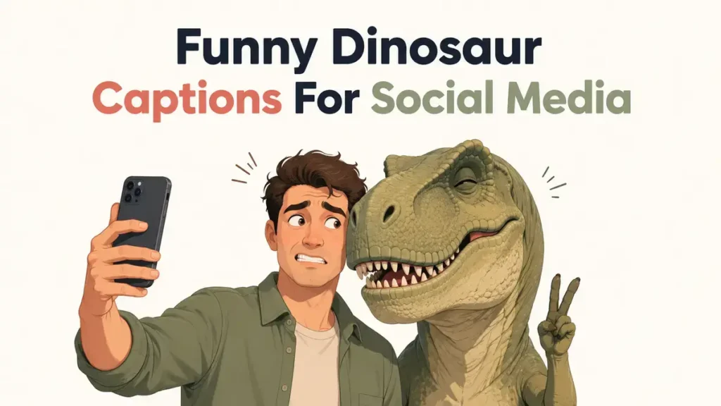 Funny Dinosaur Captions For Social Media