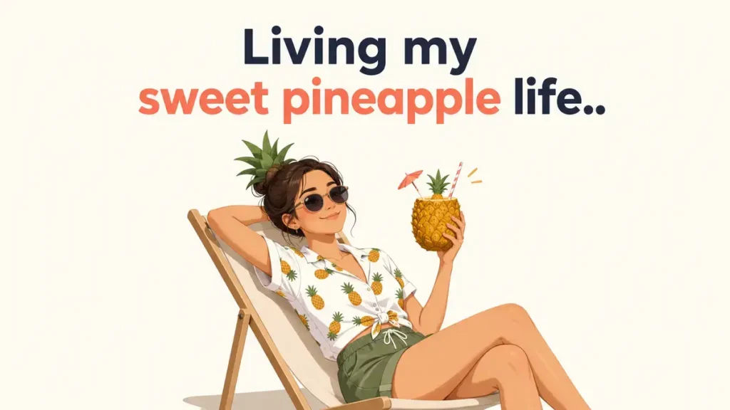 Funny Pineapple Captions For Social Media