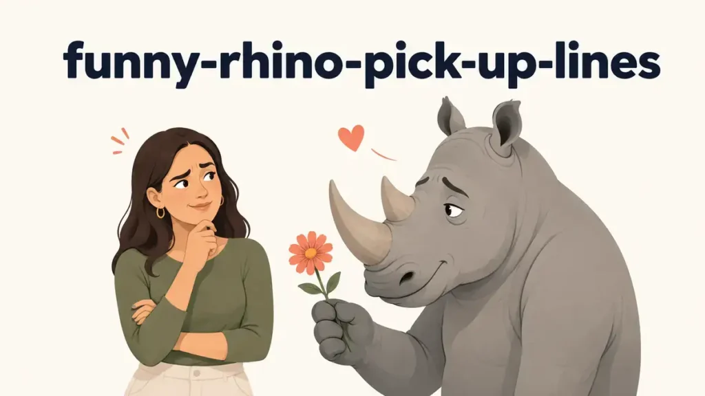 Funny Rhino Pick Up Lines