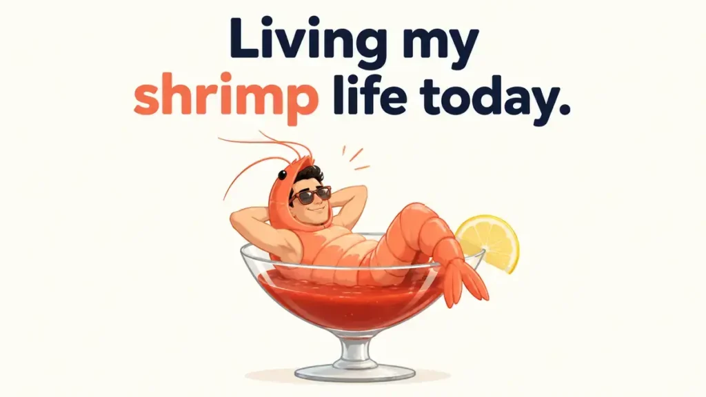 Funny Shrimp Captions For Social Media