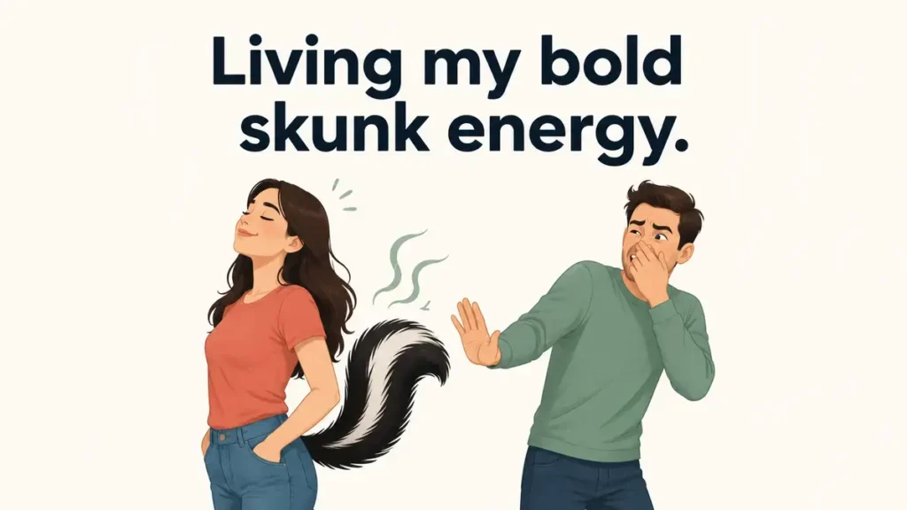 Funny Skunk Captions For Social Media