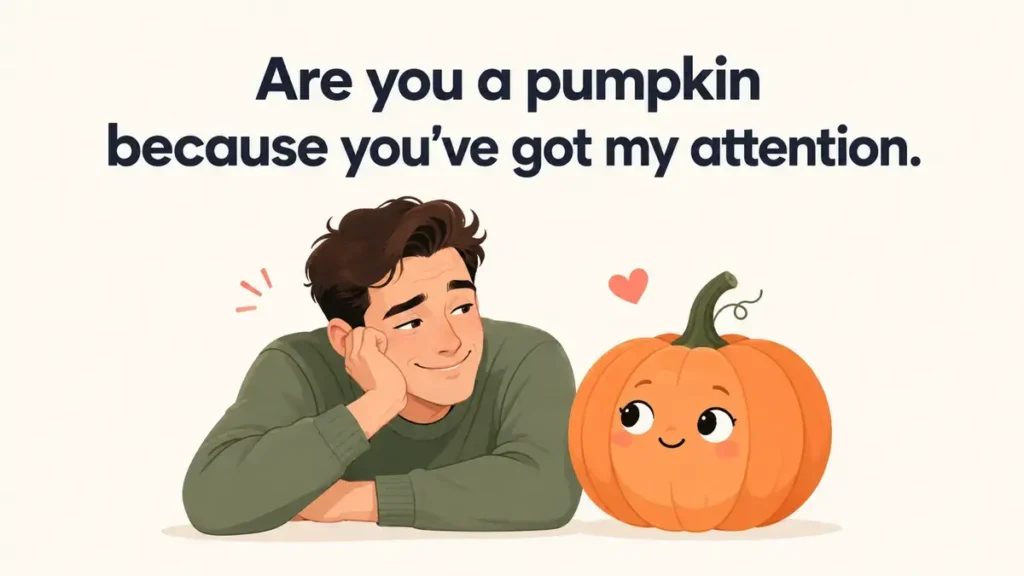 Pumpkin Pick Up Lines That Work