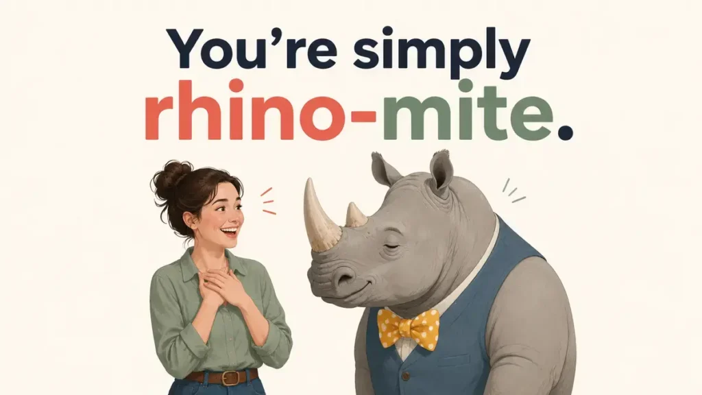Short Rhino Puns That Hit Hard