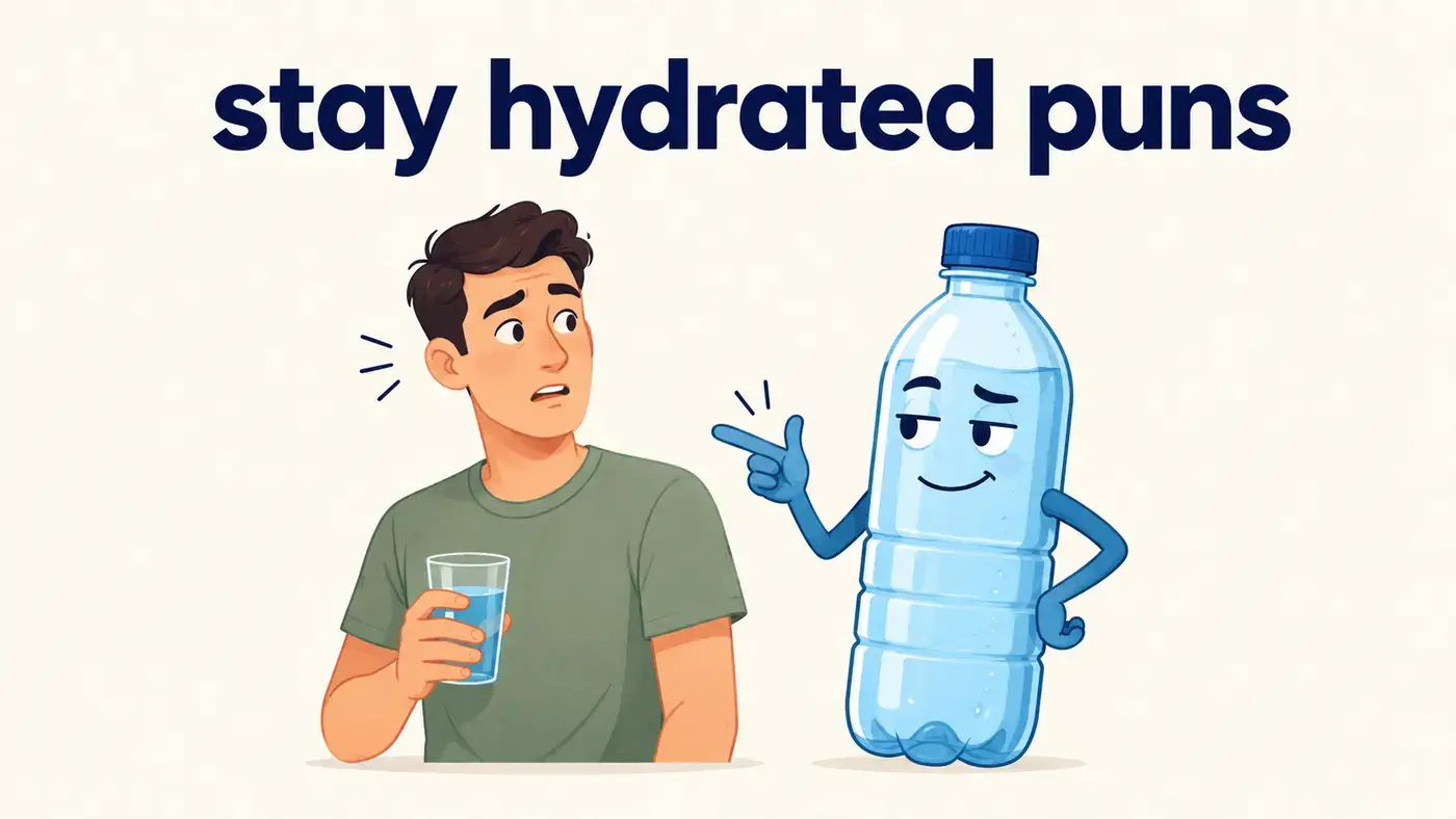 Stay hydrated puns