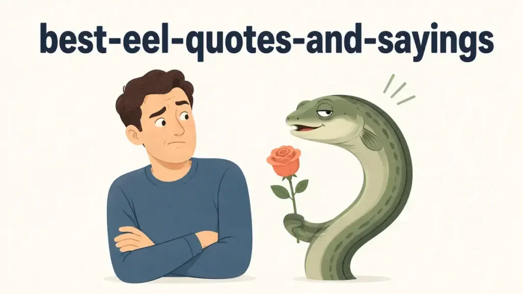 Best Eel Quotes And Sayings