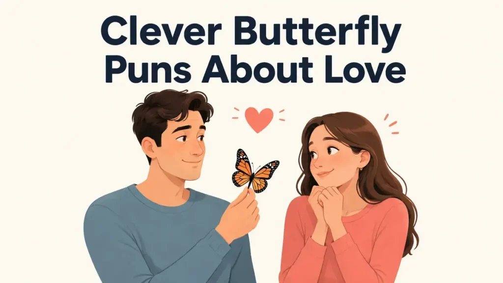 Clever Butterfly Puns About Love