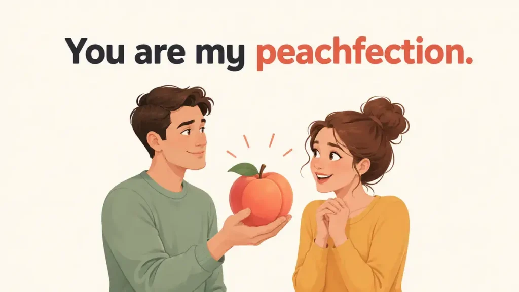 Cute Peach Puns For Her