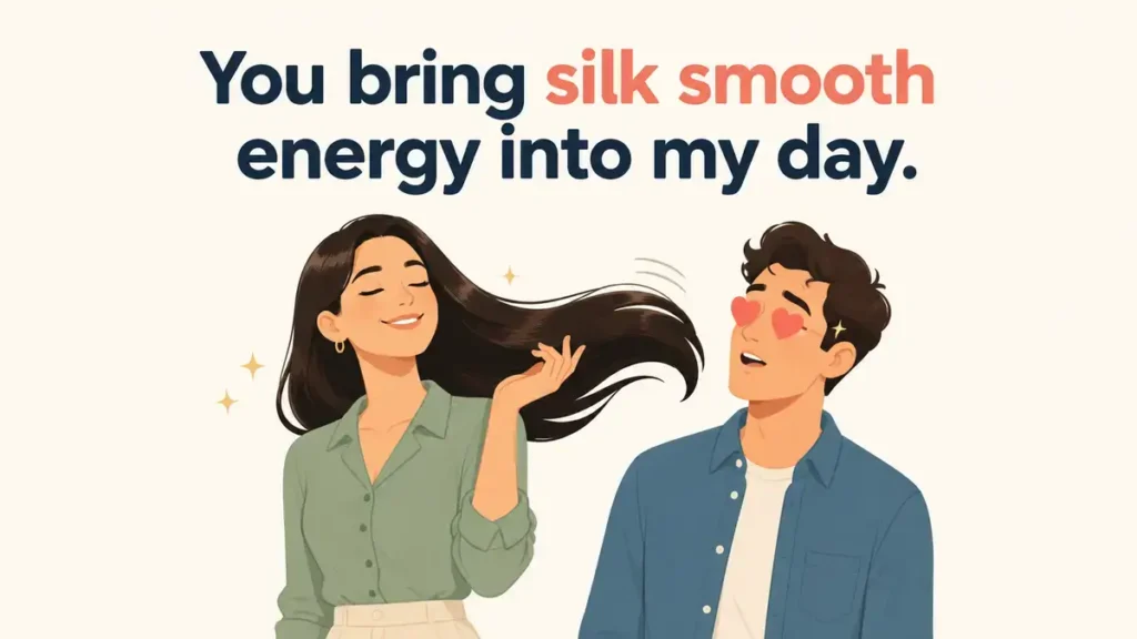 Flirty Silk Pick Up Lines