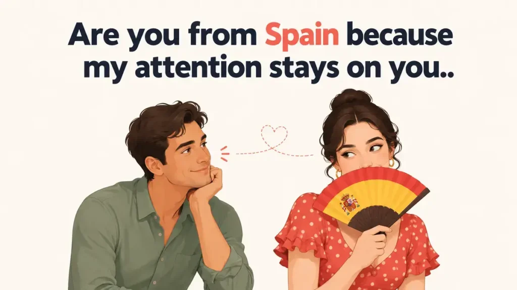 Flirty Spain Pick Up Lines