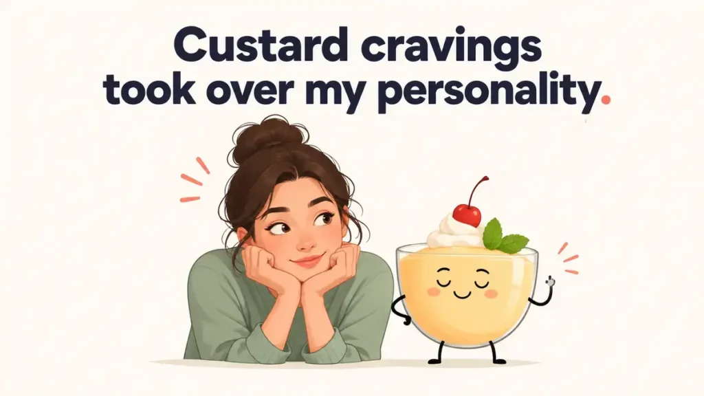 Funny Custard Captions For Social Media