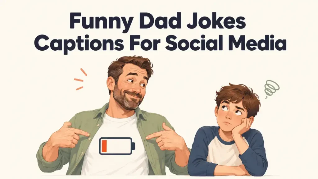 Funny Dad Jokes Captions For Social Media