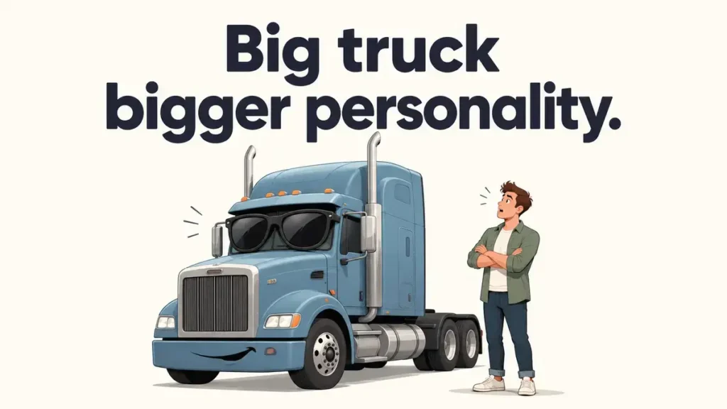 Funny Dump Truck Captions For Social Media