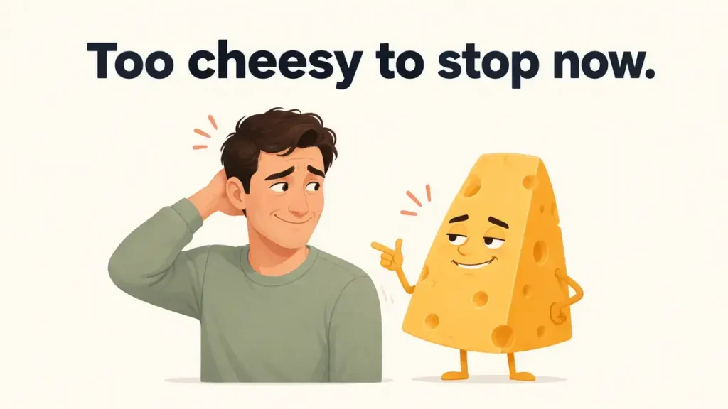 Parmesan puns Captions For Social Media