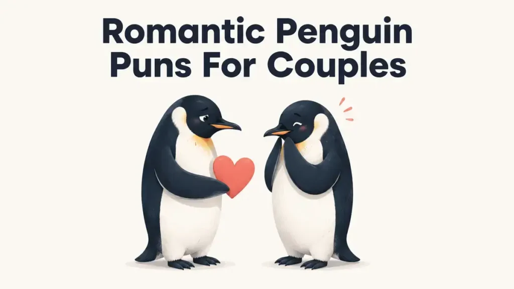Romantic Penguin Puns For Couples