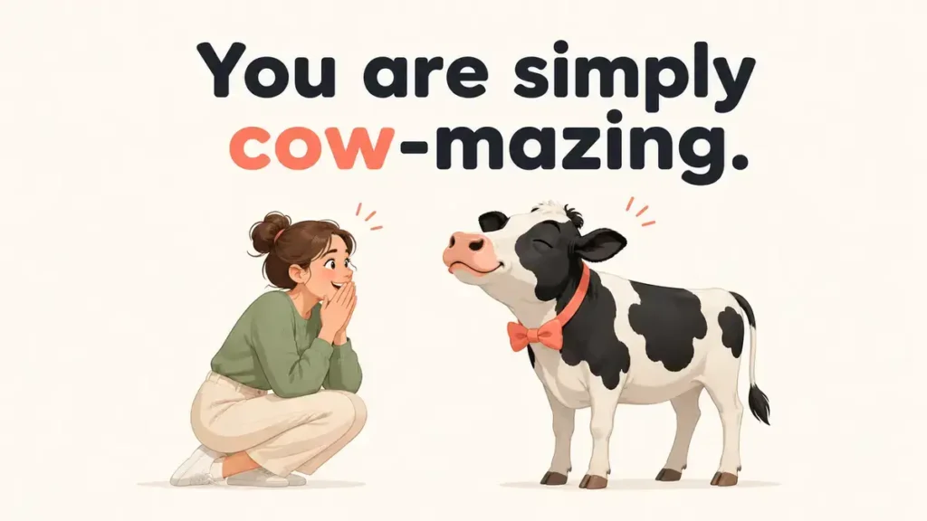 Short Cow Puns