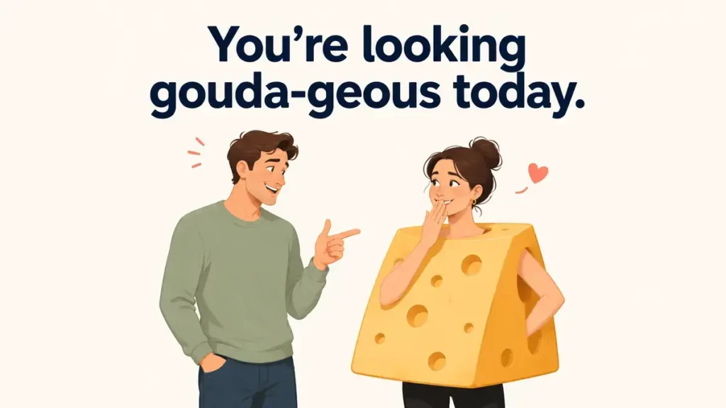 Short Gouda Cheese Puns