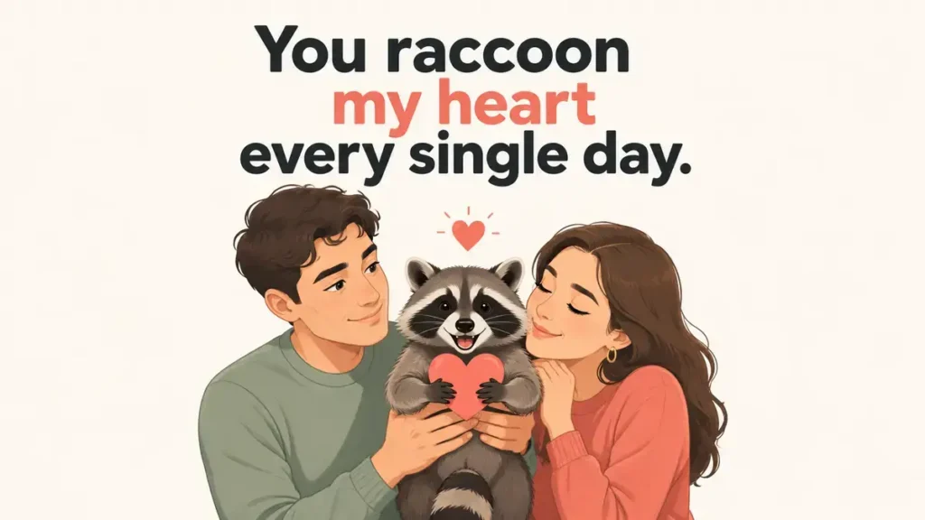 Cute Raccoon Puns