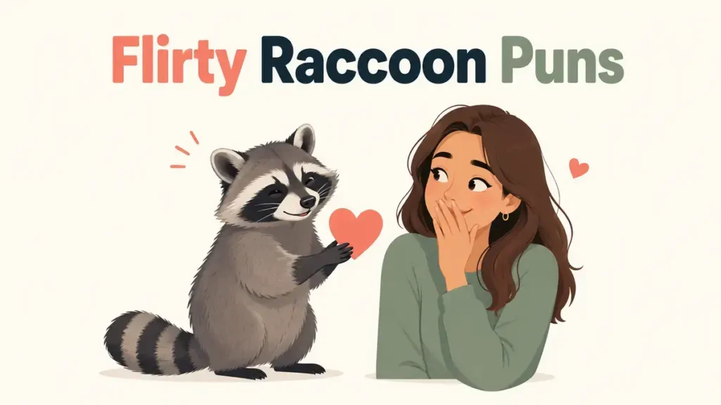 Flirty Raccoon Puns