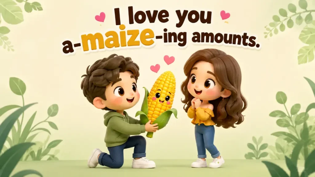 Cheesy Corn Puns For Valentine’s Day