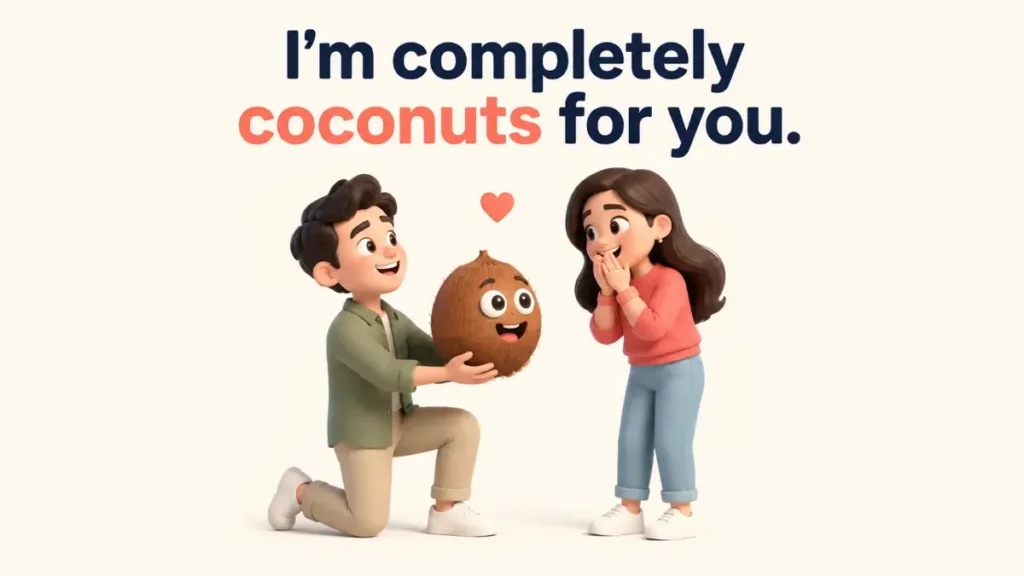 Coconut Puns About Being In Love