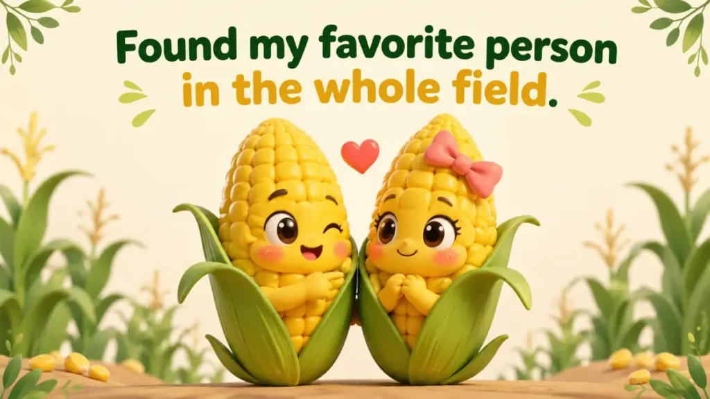 Corn Puns For Love Captions