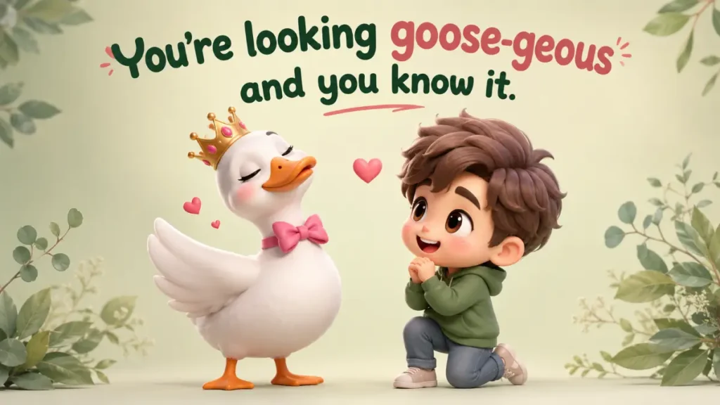 Flirty Goose Puns For Couples