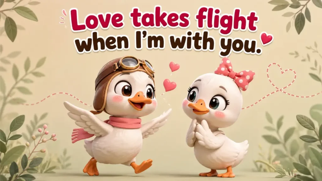 Goose Puns For Love Notes And Captions