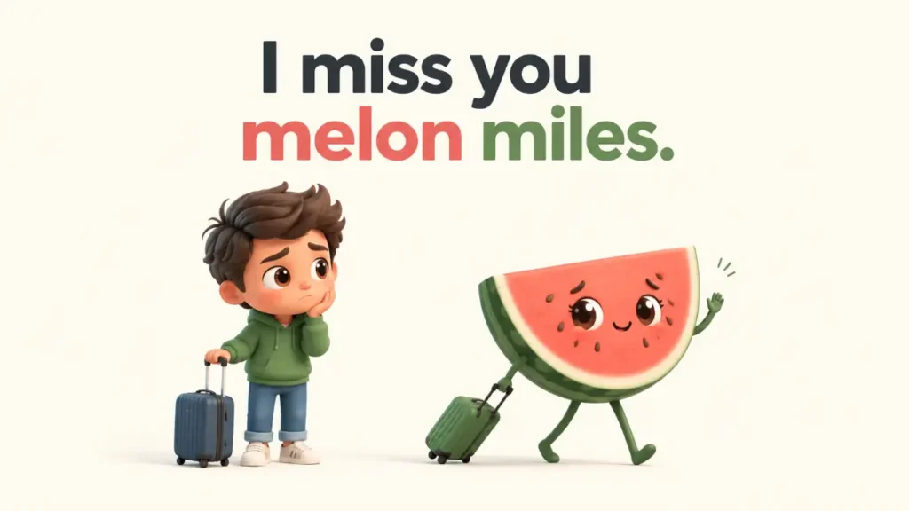 Melon Puns For Long Distance Love