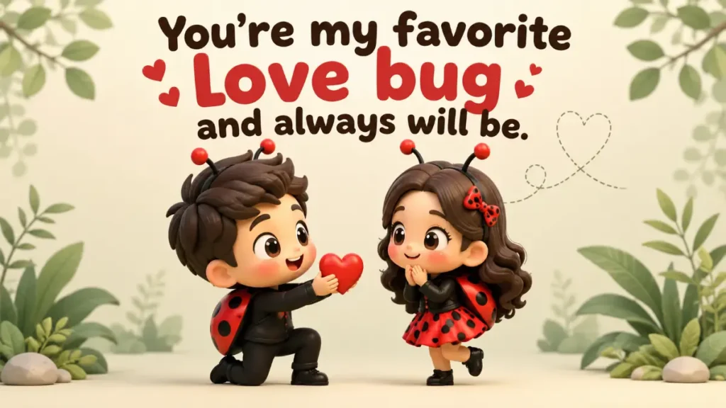 Sweet Love Bug Puns For Couples