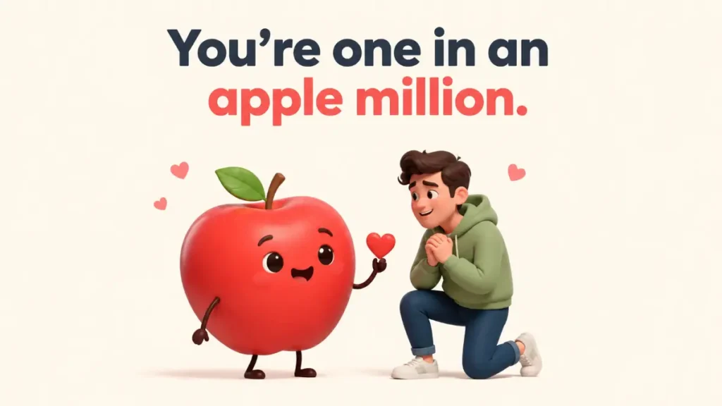 Sweet Apple Puns For Someone You Love