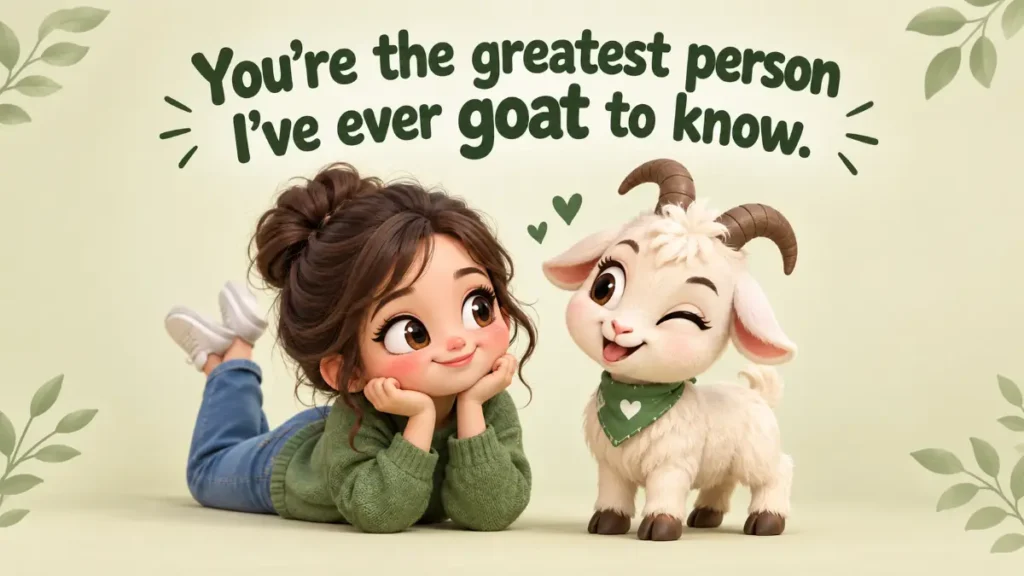 Romantic Goat Puns For Your Crush