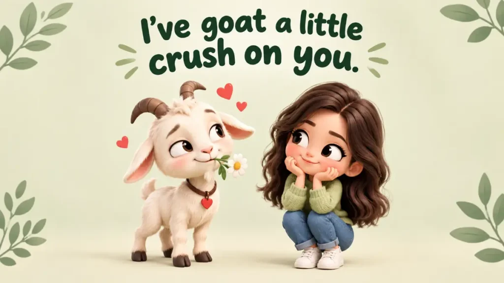 Goat Puns For Flirty Love Notes