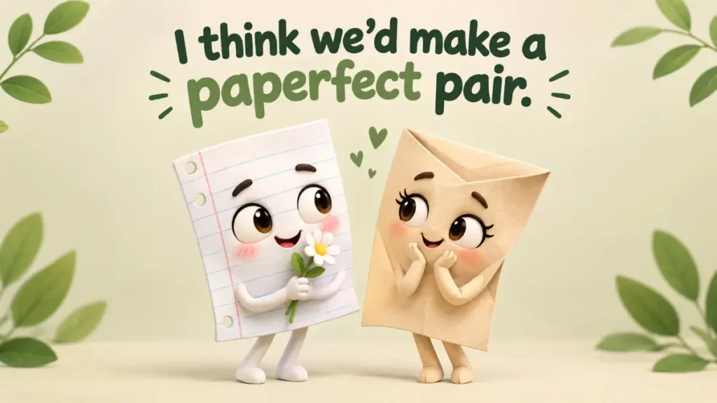 Paper Puns For Your Crush