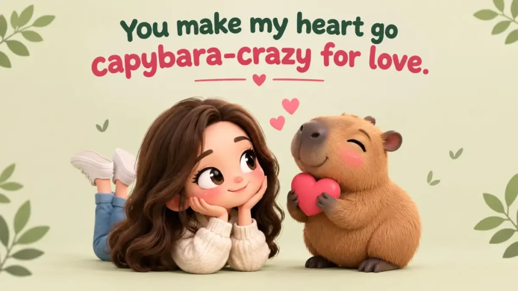 Sweet Capybara Puns For Your Girlfriend