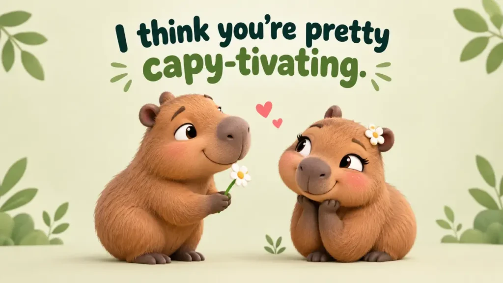 Cute Capybara Puns For Your Crush