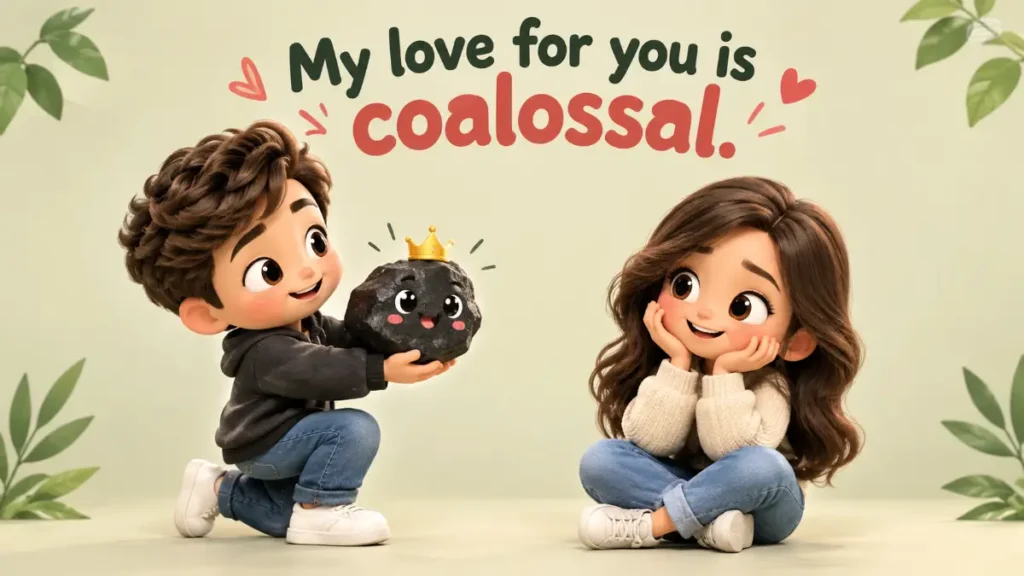 Romantic Coal Puns For Your Partner
