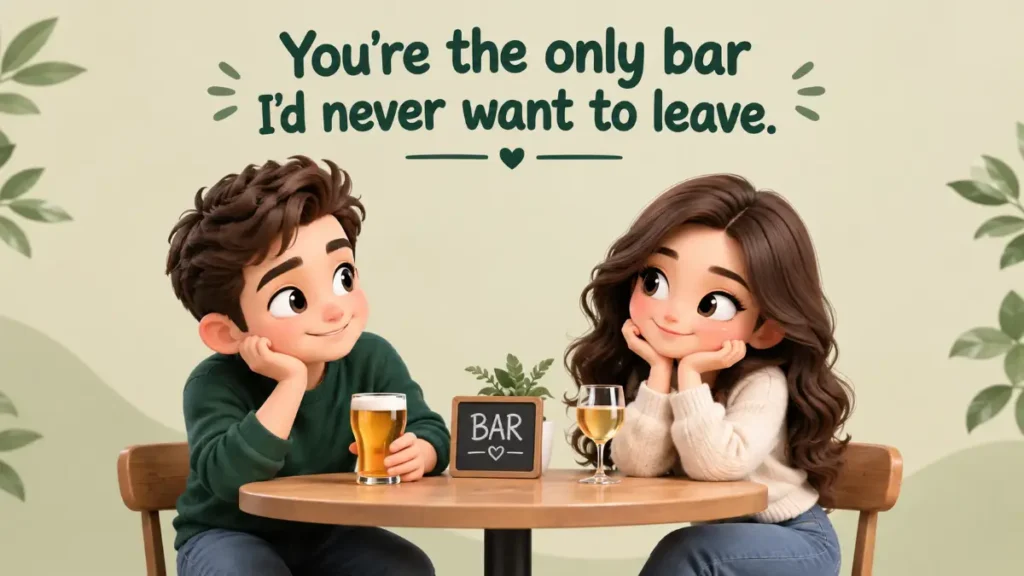 Romantic Bar Puns For Your Crush