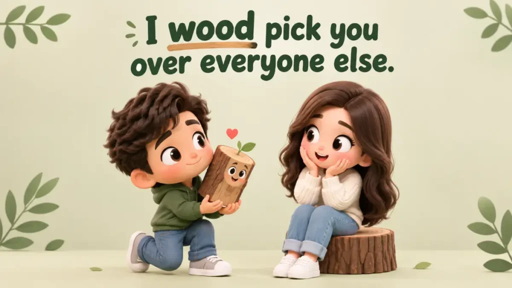 Sweet Wood Puns For Your Boyfriend