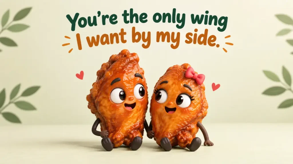 Sweet Chicken Wing Puns For Your Crush
