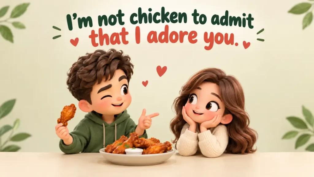 Funny Chicken Wing Puns For Love Messages