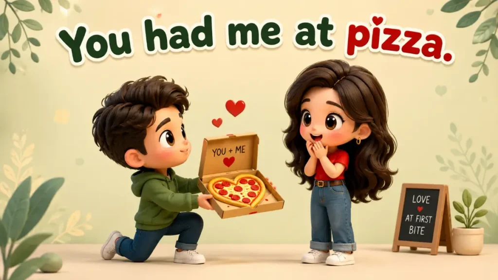 Romantic Pizza Puns For Your Crush
