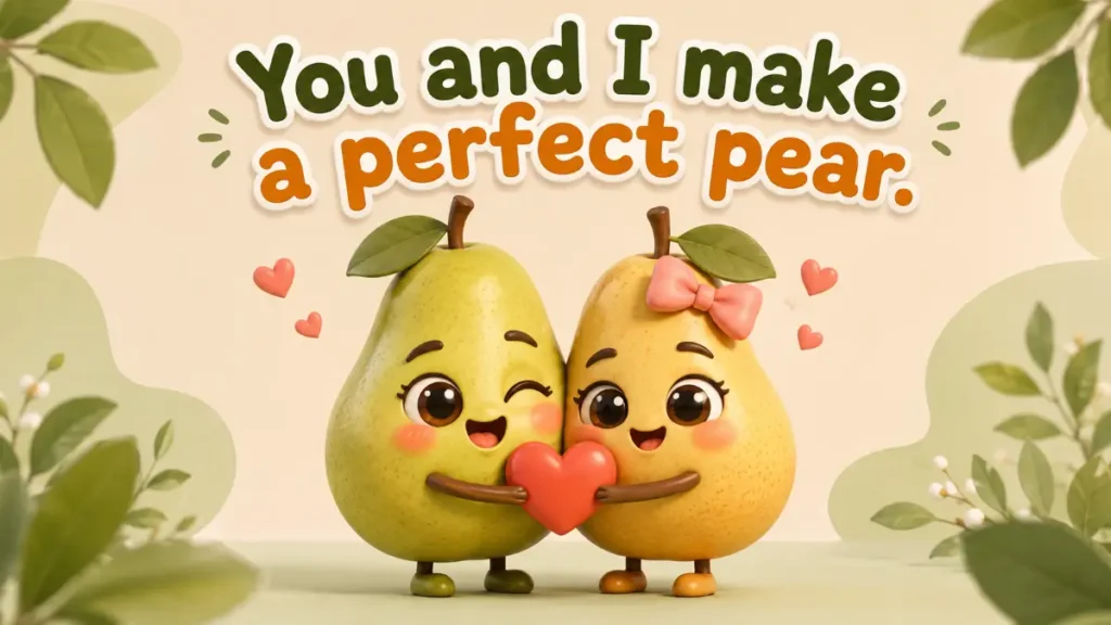 Romantic Pear Puns For Your Sweetheart