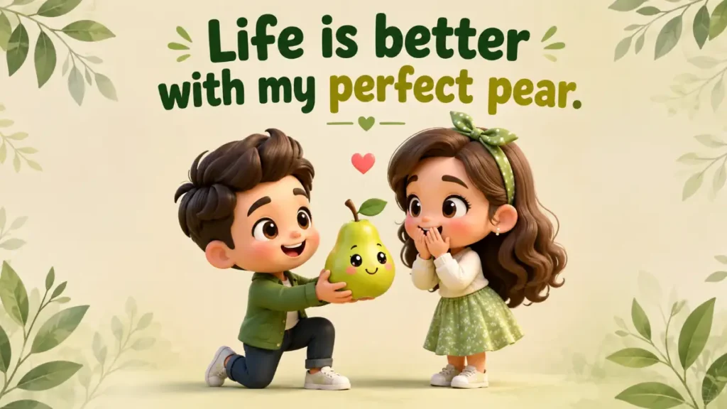 Pear Puns For Love Notes And Captions