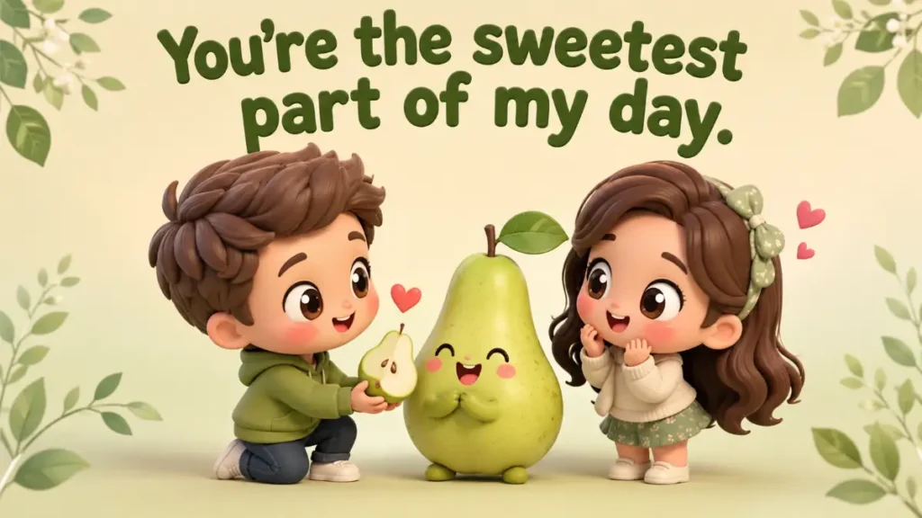 Sweet Pear Puns For Love And Relationships