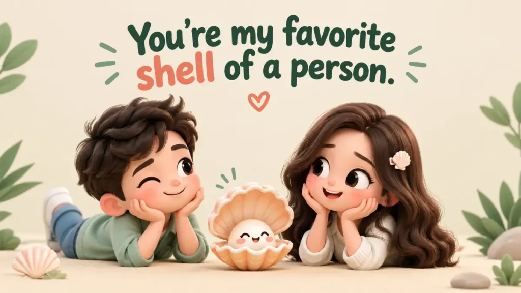 Sweet Seashell Puns For Texts And Captions