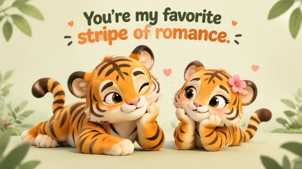 Tiger Puns For Valentines Day