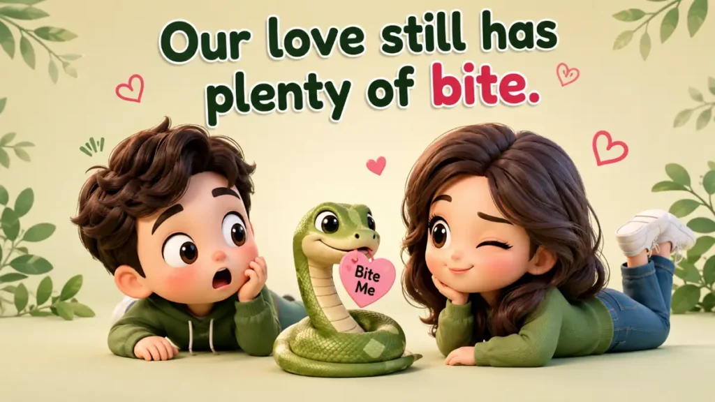 Snake Puns For Anniversary Messages
