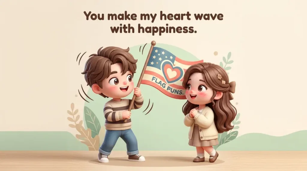 Sweet Flag Puns For Your Loved One