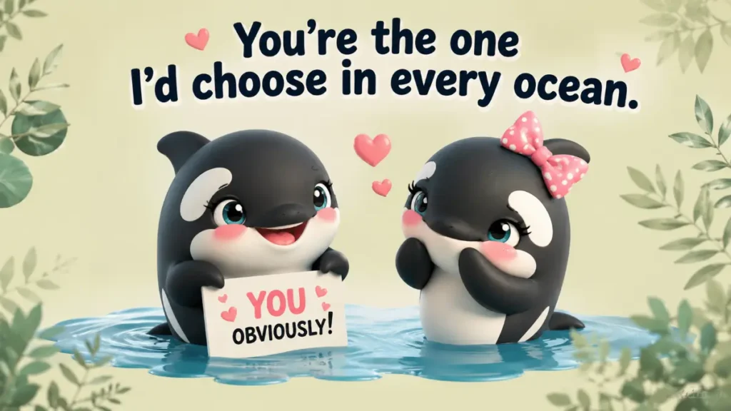 Sweet Orca Puns For Your Partner